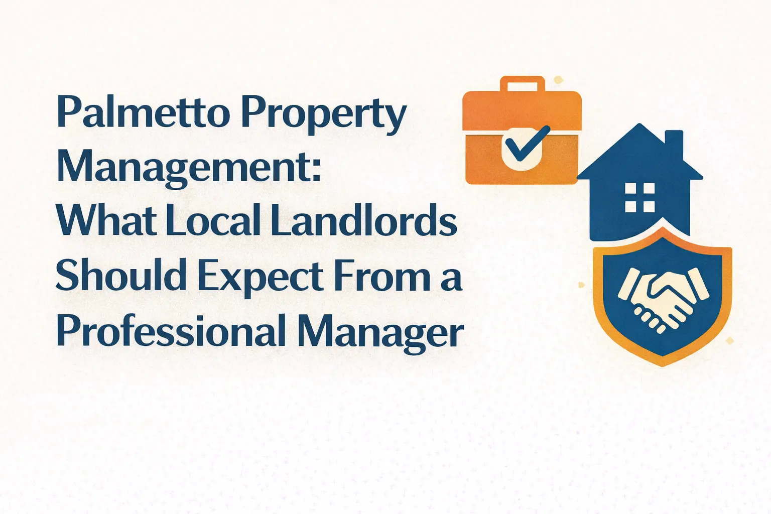 Palmetto Property Management: What Local Landlords Should Expect From a Professional Manager